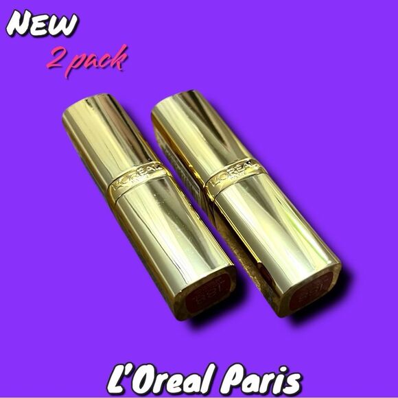 New L’Oreal Paris Colour Riche Lipcolour Lipstick 188 Respected Red - 2 pack - Picture 2 of 6